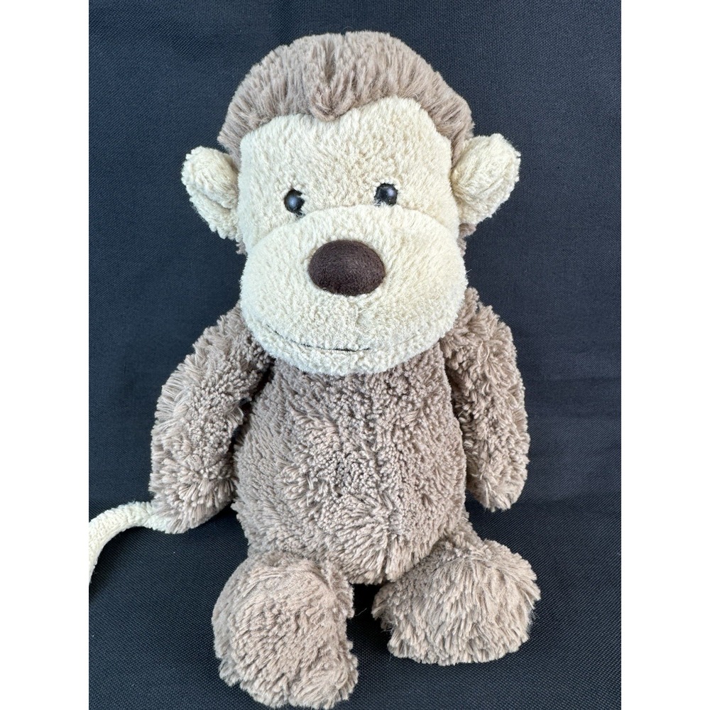 Jellycat London Bashful Monkey Plush Lovey Stuffed Toy Medium 12" Retired